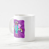 Volkomen Tachtiger Sock Monkey Koffiemok (Voorkant links)