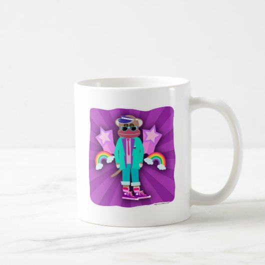 Volkomen Tachtiger Sock Monkey Koffiemok (Rechts)