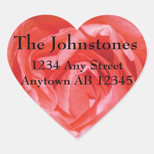 Volkomen toe nam het Roze het Etiket van het Adres (Voorkant)