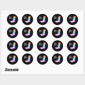 Volkomen Verliefd Op Jou Krachtige Romantische Sti Ronde Sticker (Vel)