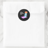 Volkomen Verliefd Op Jou Krachtige Romantische Sti Ronde Sticker (Tas)
