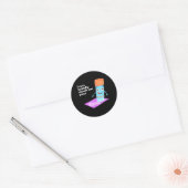 Volkomen Verliefd Op Jou Krachtige Romantische Sti Ronde Sticker (Envelop)