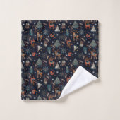 Volks Kunst Kerstmis Bad Handdoek (Wasdoekje)