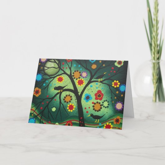 VOLKS KUNST nooit alleen BIJ LORI Everett- Kaart (Voorkant)