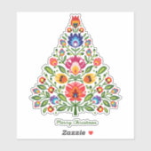 Volksbetovering: Kerstboom Sticker (Vel)