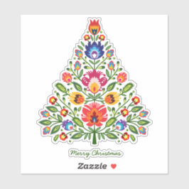 Volksbetovering: Kerstboom Sticker