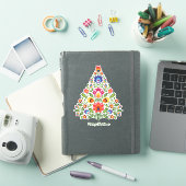 Volksbetovering: Kerstboom Sticker (iPad Cover)