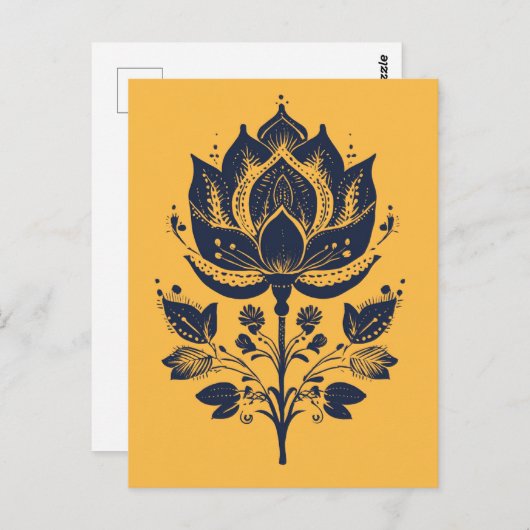 Volksbloei #252 briefkaart (Voorkant / Achterkant)