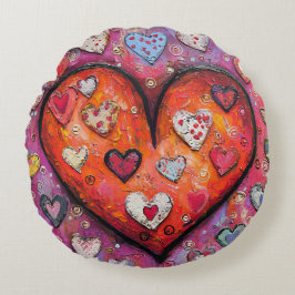 volkse harten rond kussen