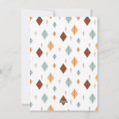 Volkse Herfst Foto Feestdagenkaart (Achterkant)