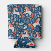 Volksfantasie: Eenhoorns, Konijnen, Vogels Blikjeskoeler (Achterkant)