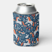 Volksfantasie: Eenhoorns, Konijnen, Vogels Blikjeskoeler (Blikje Achterkant)