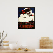 VOLKSFEST STRAUBING 1912 Beieren Beerfest Vintage Poster (Keuken)