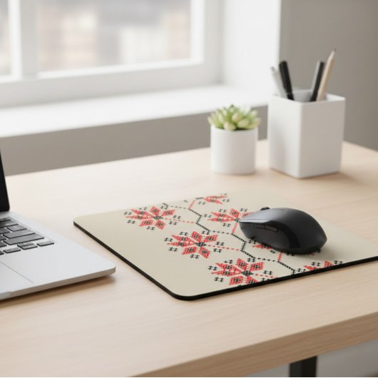 Volksgeïnspireerde bureau-accessoire muismat