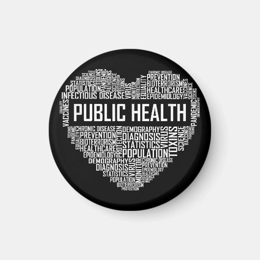 Volksgezondheid Hartgeschenk Gezondheidszorgmedewe Magneet (Voorkant)