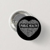 Volksgezondheid Hartgeschenk Gezondheidszorgmedewe Ronde Button 3,2 Cm (Voorkant /achterkant)