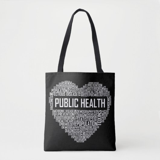Volksgezondheid Hartgeschenk Gezondheidszorgmedewe Tote Bag (Voorkant)