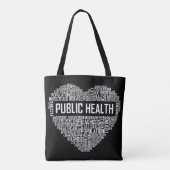 Volksgezondheid Hartgeschenk Gezondheidszorgmedewe Tote Bag (Achterkant)