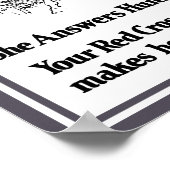 Volksgezondheid — Rode Kruis Poster (Hoek)