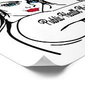 Volksgezondheid Rosie de Riveter omhoog Poster (Hoek)