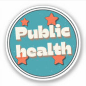 Volksgezondheid Sticker (Voorkant)