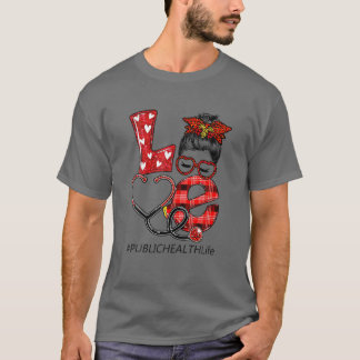Volksgezondheid Ziekenhuisverpleegster Pset Leopar T-shirt