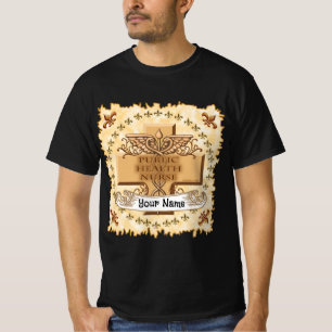 Volksgezondheidsverpleegster Caduceus T-shirt