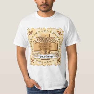 Volksgezondheidsverpleegster Caduceus T-shirt