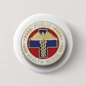 Volksgezondheidsverzekering Ronde Button 5,7 Cm (Voorkant)