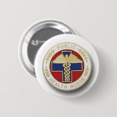 Volksgezondheidsverzekering Ronde Button 5,7 Cm (Voorkant /achterkant)