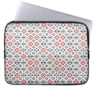 Volkskruissteek Naadloos Patroon Laptop Sleeve