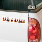 Volkskunde van de Elzas, Frankrijk Bumpersticker (Op Truck)