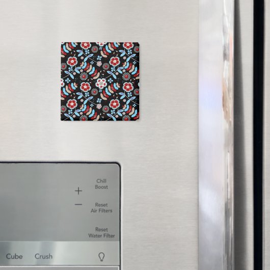 Volkskunst Bloemmotief Magneet (Insitu (Koelkast))