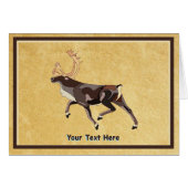Volkskunst Caribou/rendieren (Voorkant Horizontaal)