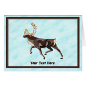 Volkskunst Caribou/rendieren (Voorkant Horizontaal)