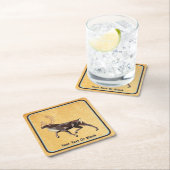 Volkskunst Caribou/rendieren Kartonnen Onderzetters (Insitu)