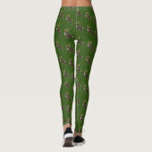 Volkskunst Caribou/rendieren Leggings (Achterkant)