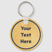 Volkskunst Caribou/rendieren Sleutelhanger (Achterkant)