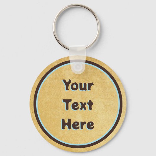 Volkskunst Caribou/rendieren Sleutelhanger (Achterkant)