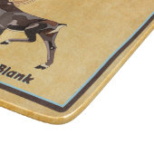 Volkskunst Caribou/rendieren Snijplank (Hoek)