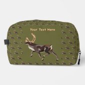 Volkskunst Caribou/rendieren Toilettasje (Voorkant)
