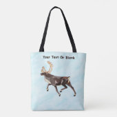 Volkskunst Caribou/rendieren Tote Bag (Achterkant)