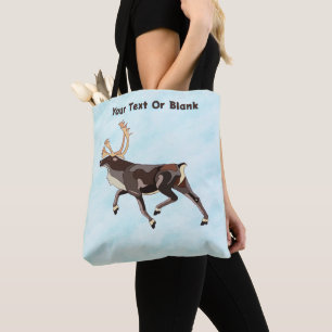 Volkskunst Caribou/rendieren Tote Bag