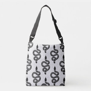 Volkskunst getextureerd groezelige heksachtige sla crossbody tas