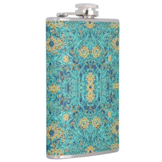 volkskunst heupfles (Rechts)