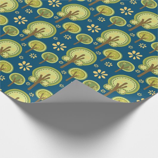 volkskunst in scandinavië cadeaupapier (Hoek)