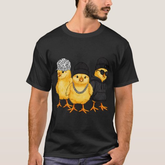 Volkskunst Kip T-shirt (Voorkant)