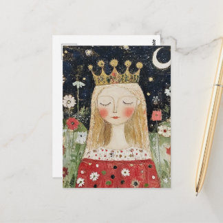 Volkskunst Koningin Briefkaart