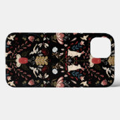 Volkskunst Lente Konijnen Botanisch Case-Mate iPhone Case (Achterkant (horizontaal))