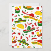 Volkskunst Mexicaans Feest Bruidsdouche Kaart (Achterkant)